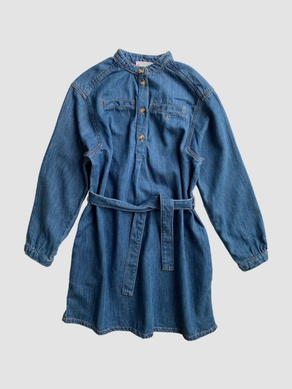 bonpoint girls denim dress size 10